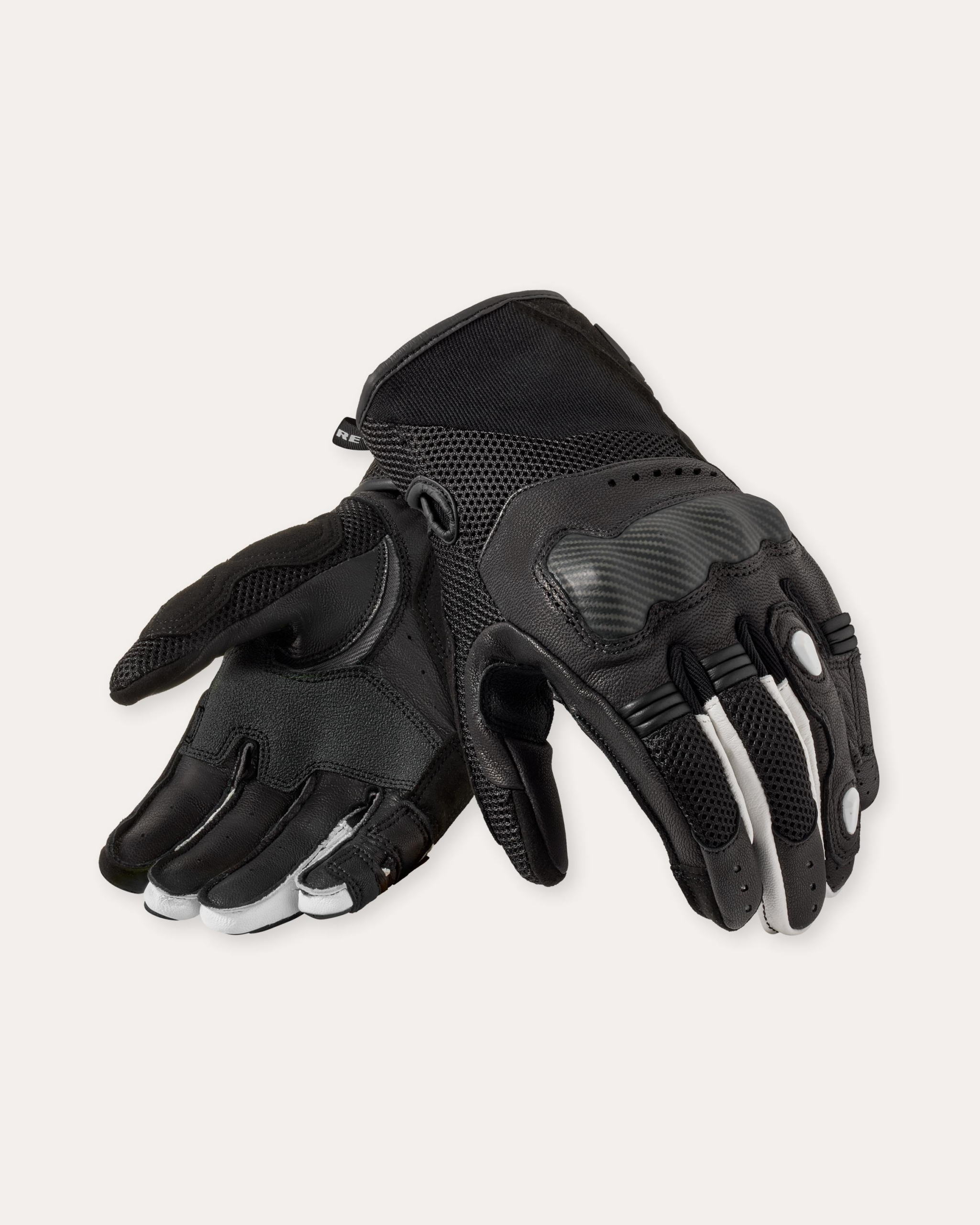 Short-Cuffed Race-Inspired Motorbike Gloves - Image 4